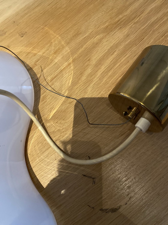 Lampe Murano Glass 90s, Pendelleuchten, Messing, Murano-Glas, Braun (Foto 9 von 15)