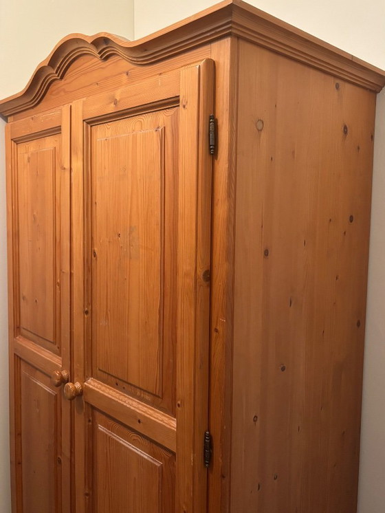 Image 1 of Wooden pine wardrobe - PERFECT CONDITION
