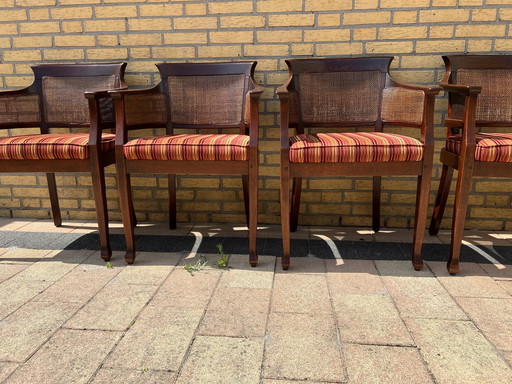 4 Bannink Jugendstil-Esszimmer-Sessel