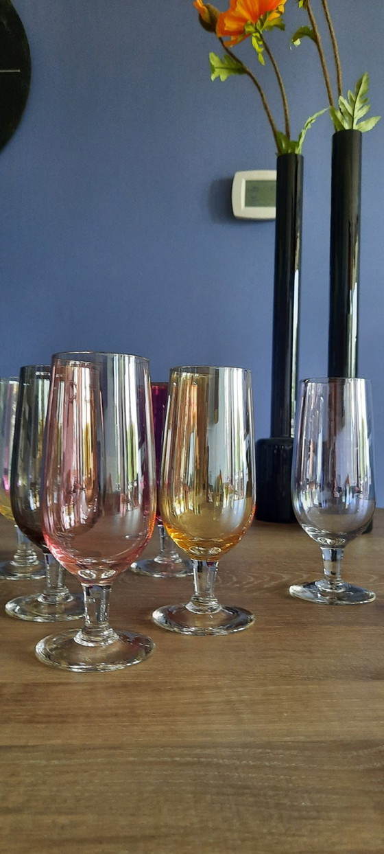 Image 1 of 6 Vintage Dessert Glasses