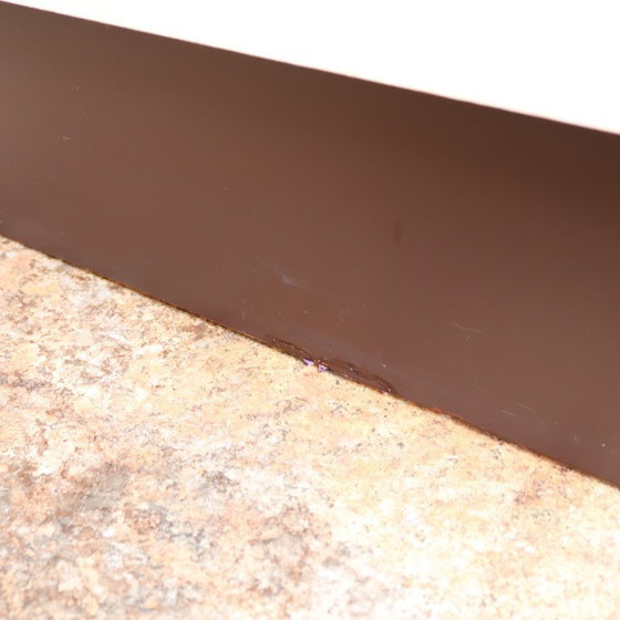 Image 1 of Vintage ladekast post modern space age bruine creme jaren 70