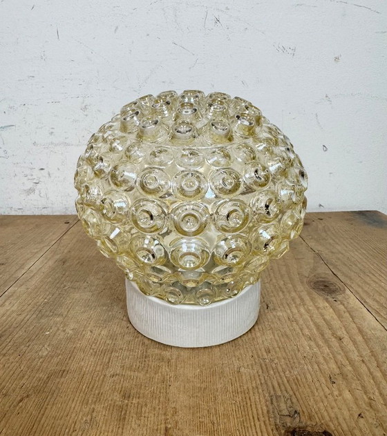 Image 1 of Vintage White Porcelain Wall Light, 1970s