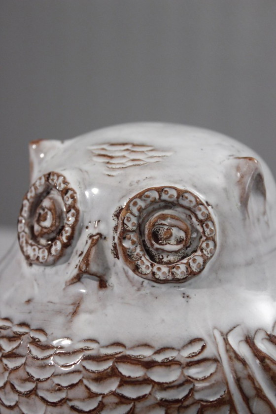 Image 1 of Robert Meynard in Avignon – Keramik-Eulenskulptur, um 1960