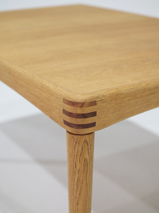 Uitschuifbare eettafel H.W. Klein Bramin eiken Deens 1960s, Hout, Bruin, Scandinavian (foto 5 van 14)