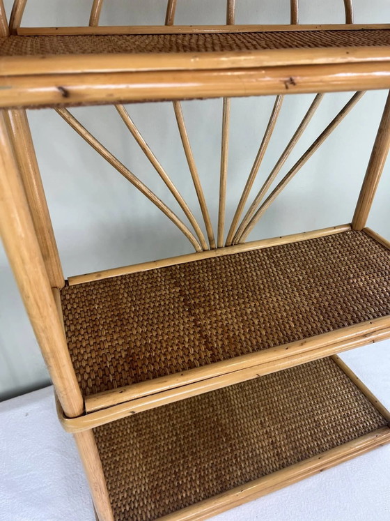 Scaffale in rattan vintage – Scaffali a muro, Wicker (photo 8 of 13)