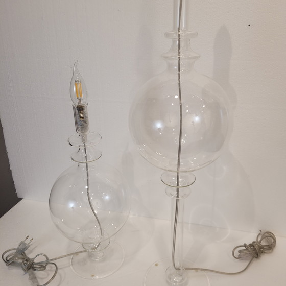 Image 1 of Paar lampen / kandelaars, Maison Les Héritiers voor Roche Bobois – Frankrijk