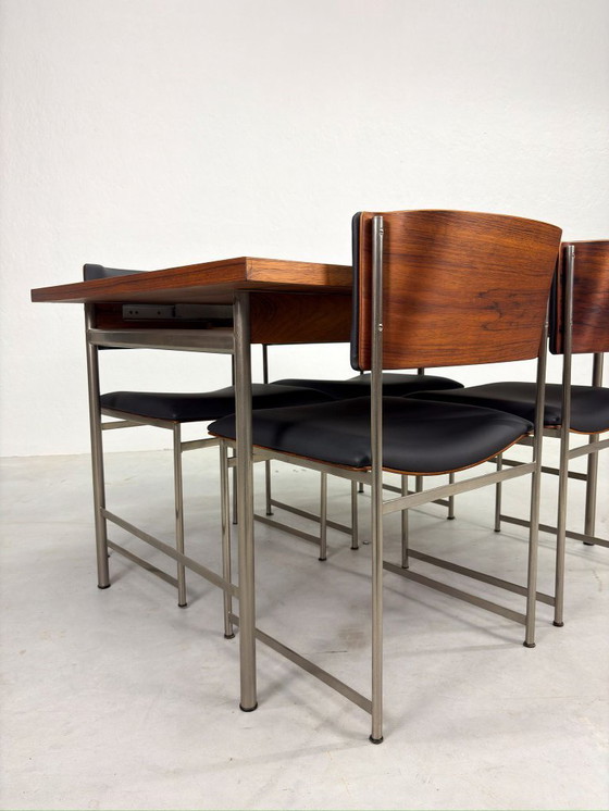 Image 1 of Vintage SM08 Dining Room Set by Cees Braakman for Pastoe