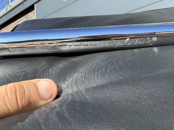 Image 1 of 2x Cassina Le Corbusier Lc2 originali in CONDIZIONI DA SALA ESPOSITIVA!!