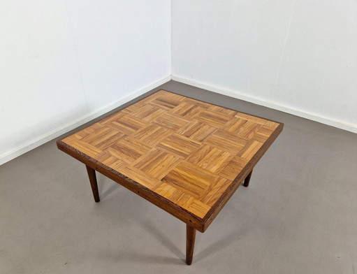 Vintage Parquet Coffee Table | 1960s