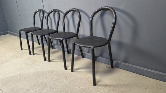 Image 1 of Postmodern italian dining chairs set of 4 - 1980s