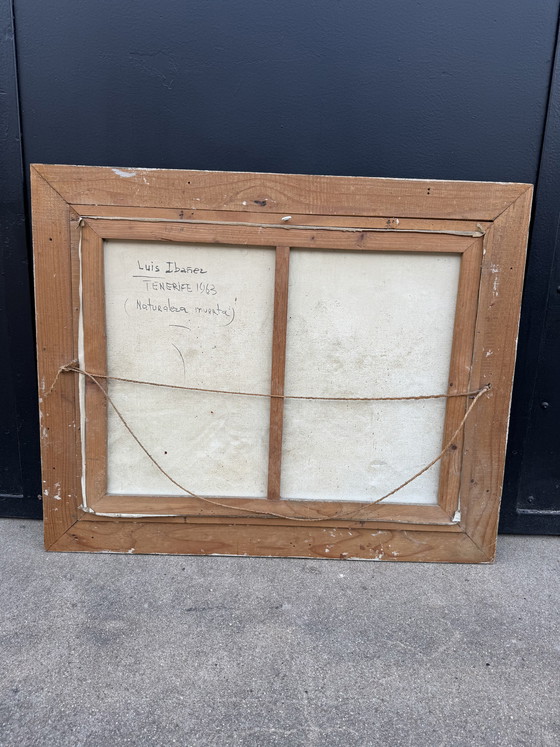 Image 1 of Expressionist still life painting from the 1960s