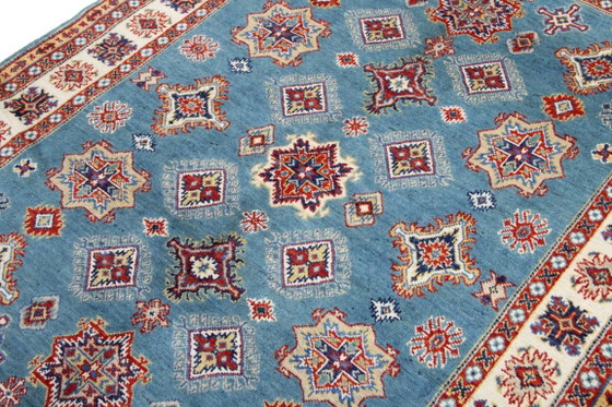 Image 1 of Origineel handgeknoopt Ziegler Kazak tapijt, 203 x 150 cm, nieuw en in uitstekende staat.