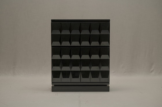 Image 1 of Brutalist Diamond Shape Cabinet