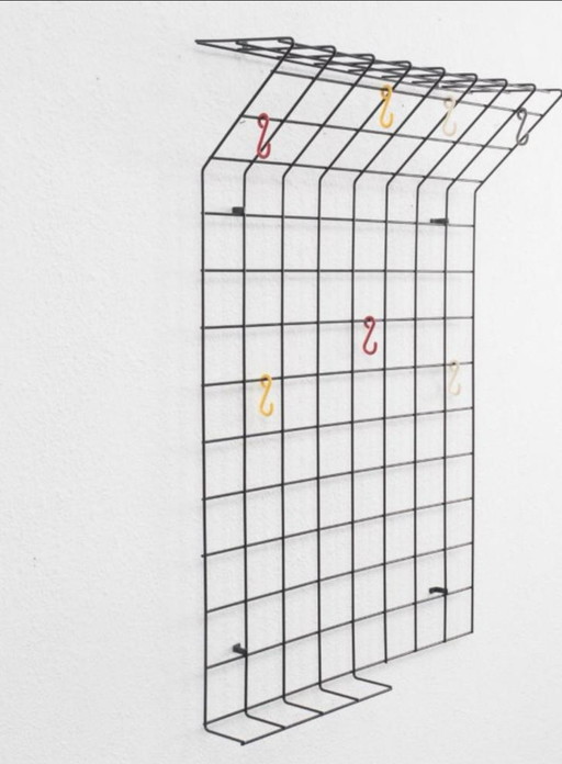 String coat rack by Karl Fichtel 
