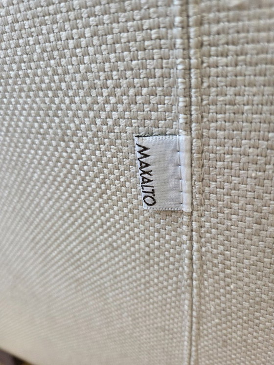 B&B Italia Maxalto Kalos Armchair with Ottoman, Antonio Citterio, Textile, Beige (photo 6 of 8)