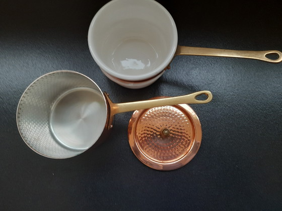 Image 1 of Au bain marie set in koper