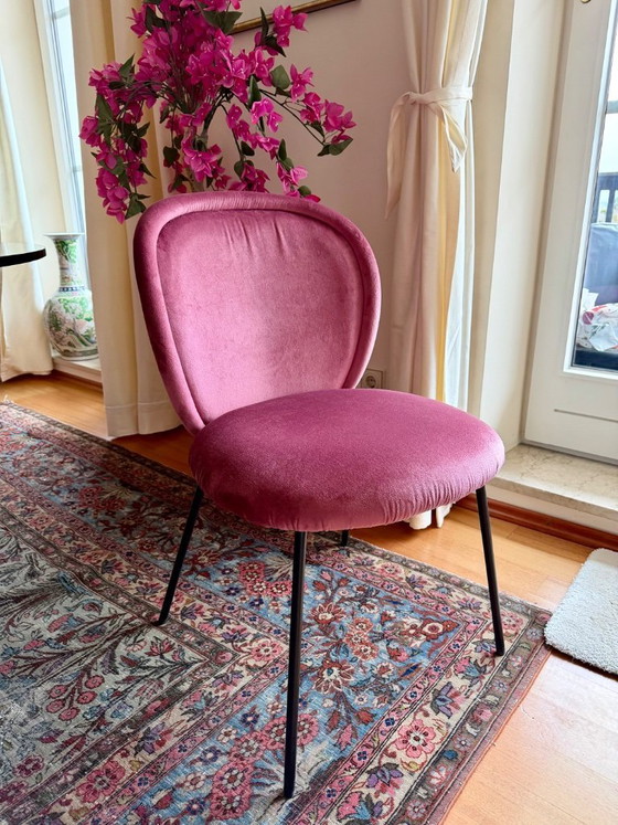 Image 1 of 6 Stühle de diseño „Ona Curved“ – Rosado