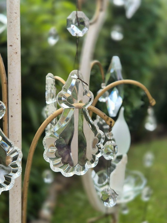 Image 1 of Originele Domicil kroonluchter "Tredo" - Murano glas & gouden accenten