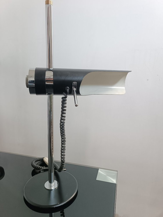 Bureaulamp model 603 van M. Marca, jaren 70. – Tafellampen, Metal (photo 9 of 14)