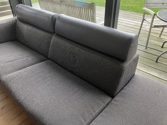 Image 1 of Divano a 3 posti Leolux Horatio con pouf a destra