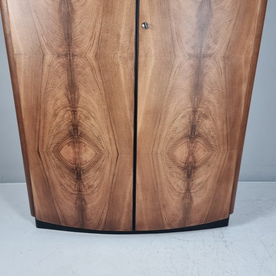 Image 1 of Art Deco Walnut Wardrobe by Jindrich Halabala, 1940s