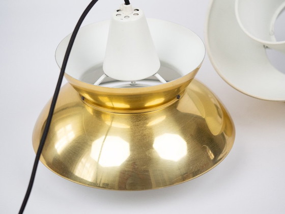 Image 1 of Paire de suspensions vintage danoises Doo Wop par Henning Klok, Louis Poulsen, années 1950