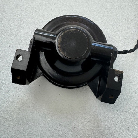 Image 1 of Vintage "Block" Opaline Wall Sconce