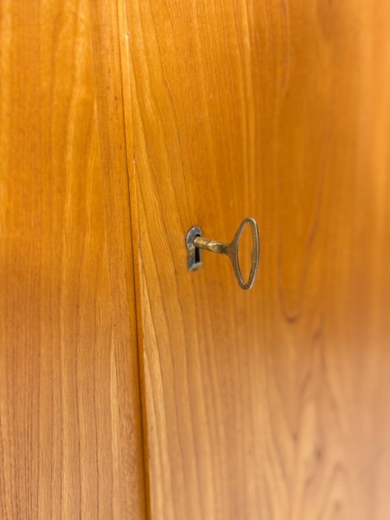 Image 1 of Vintage Hellerau linen cupboard, highboard, shelving unit, mid-century cabinet