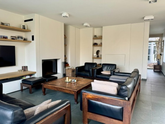 Image 1 of Vintage lederen salon set Ontworpen door Arfa & Tobia Scarpa voor Gavina