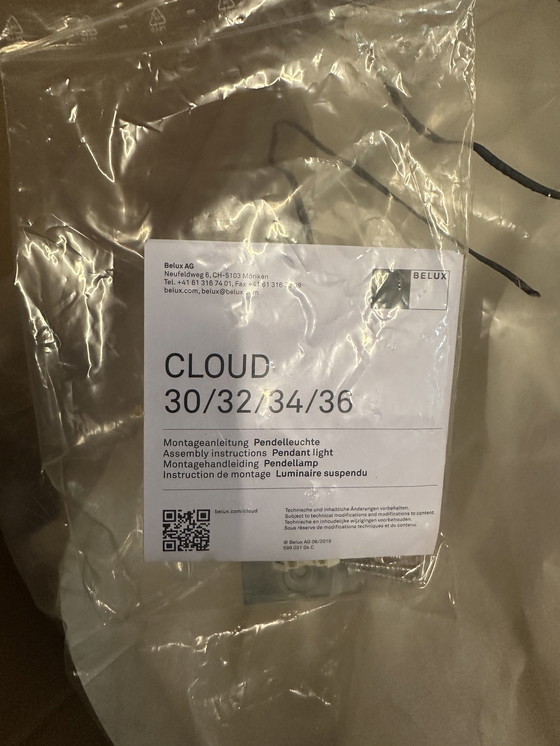 Image 1 of Belux CLOUD Pendellamp 36 – Design Frank Gehry – Nieuw in doos!
