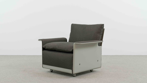 VITSOE SEATGROUP VAN DIETER RAMS, MODEL 620, EASYCHAIR+SOFA – Bankstel, Textile (photo 25 of 37)