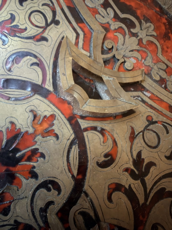 Boulle Coffee Table, Bronze, Wood, Black (photo 10 of 12)