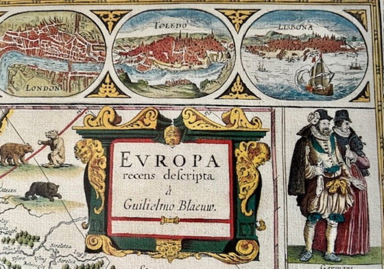 Image 1 of Mapa de Europa por G. Blaeuw