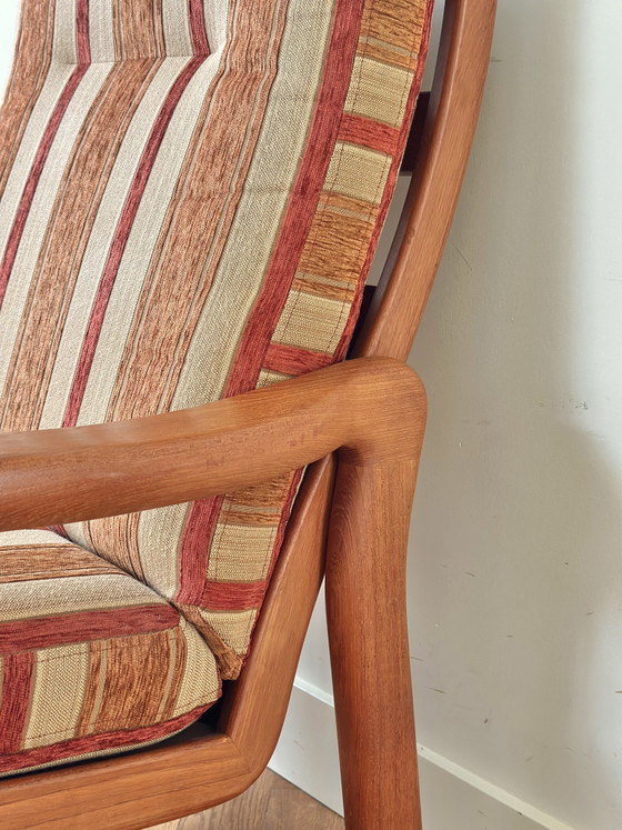 Poltrona vintage di design danese EMC in legno di teak, anni '50/'60/'70 – Poltrone, Wood, Textile (photo 13 of 15)