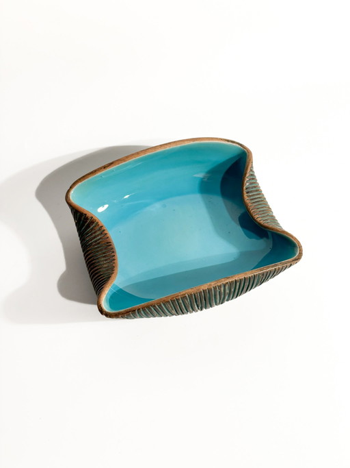 Bol en céramique Ceramiche Batignani des années 1950 – decoratieve objecten