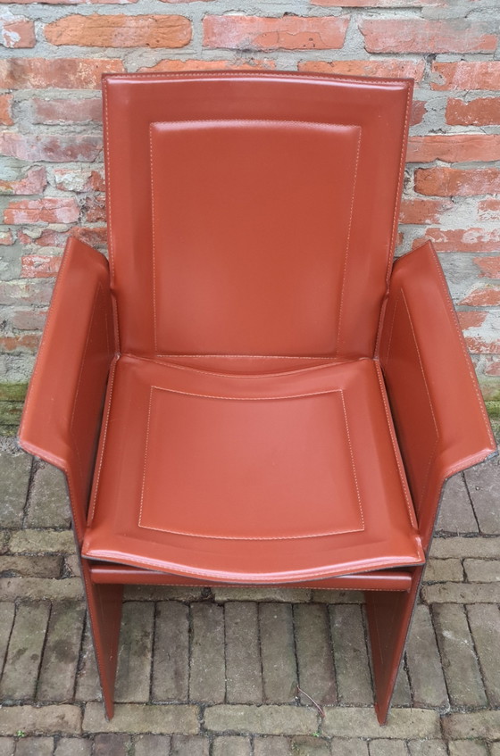 Image 1 of 4 vintage, design stoelen Matteo Grassi, Korium