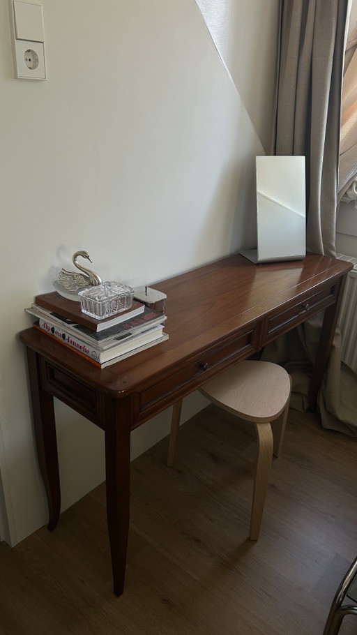 Tavolino laterale vintage in legno