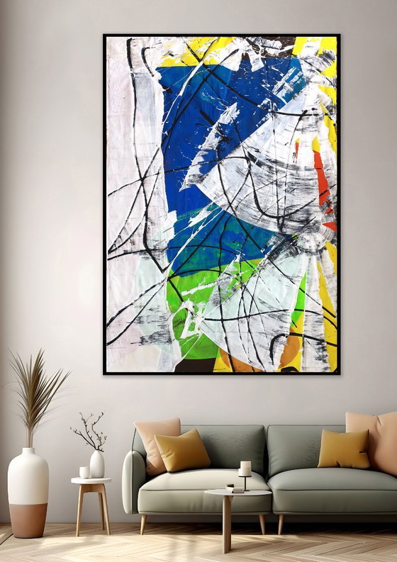 Image 1 of Jürgen Angeler - The Blue Dimension - 200 x 140 cm