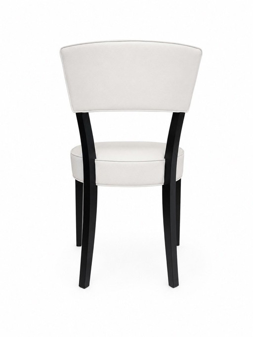 Neoz-stoel van Philippe Starck voor Driade, 1997 – eetkamerstoelen, Leather, Wood (photo 2 of 5)