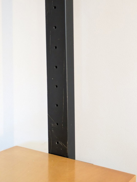 Image 1 of Modular floor/ceiling shelving unit by Wohnbedarf, Switzerland, 1960
