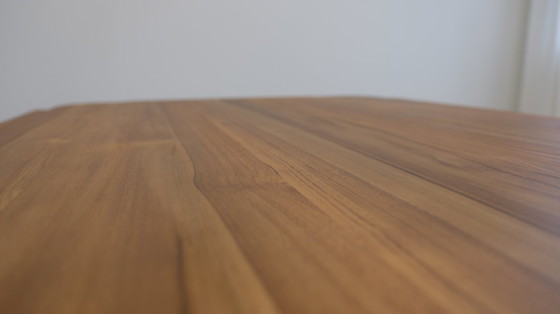Image 1 of Handmade dining table made of solid teak with a natural finish