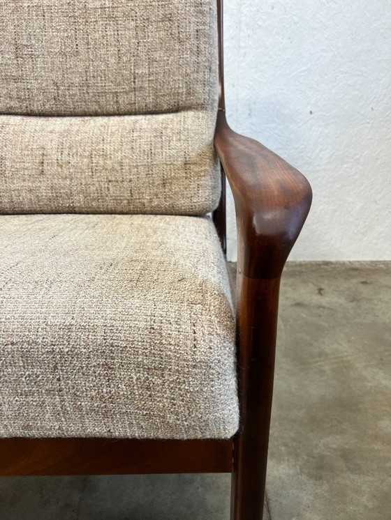 Image 1 of Vintage Teakhouten Scandinavische Fauteuil, 1960's