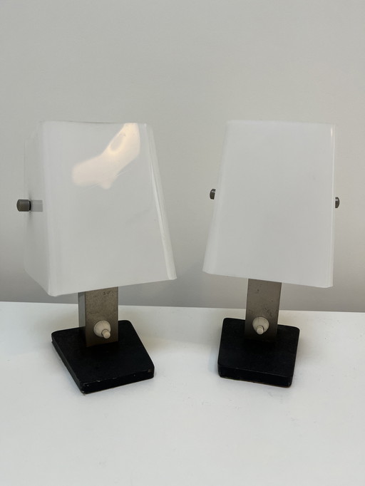 Rare, unique set of lamps from Hillebrand Leuchten