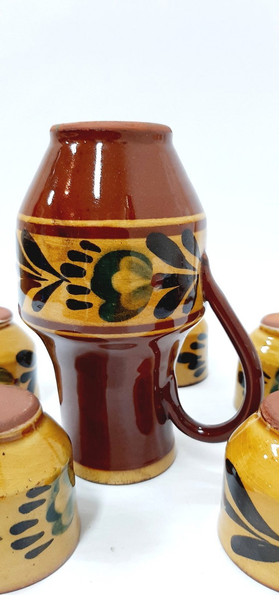 Image 1 of Vintage Ceramic Mulled Brandy Set