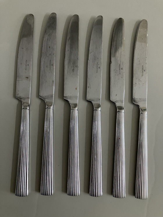 30-Delige Bestekset Van Wedgwood, Type Regent – rvs (photo 5 of 7)