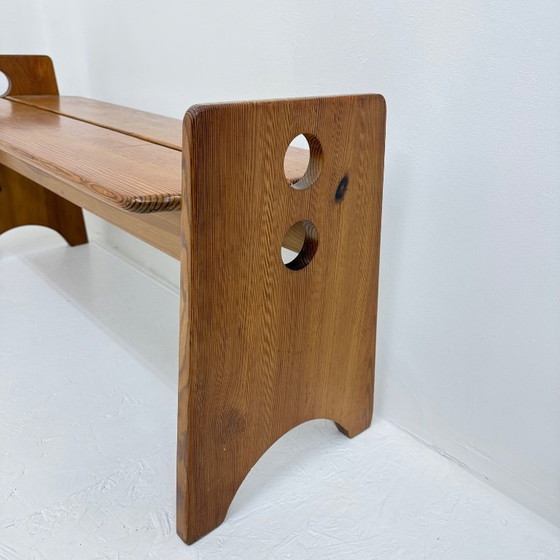Image 1 of Banco de estilo moderno de mediados de siglo, diseñado por Gilbert Marklund para Furusnickarn AB en la década de 1960.