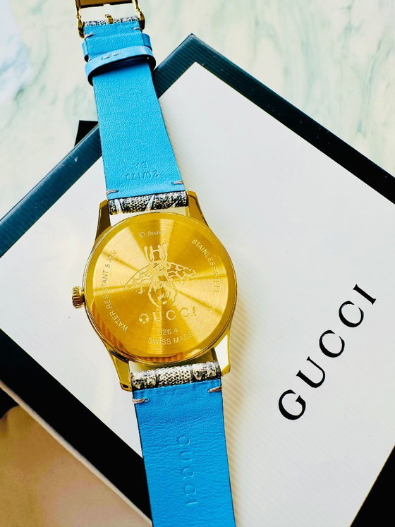 Image 1 of Gucci G-Timeless YA1264167 Donald Duck Gold PVD 38mm Unisex-Uhr