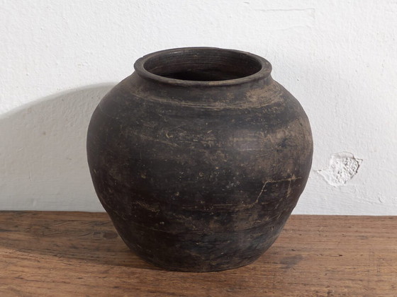 Vase en céramique ancien style wabi sabi (c.1900) #4 – Ceramic (photo 23 of 28)