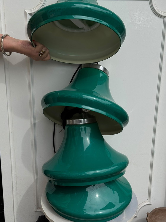 Billiard Lamps Special Offer – vintage, Pendant lamps, Metal, Chrome (photo 5 of 5)