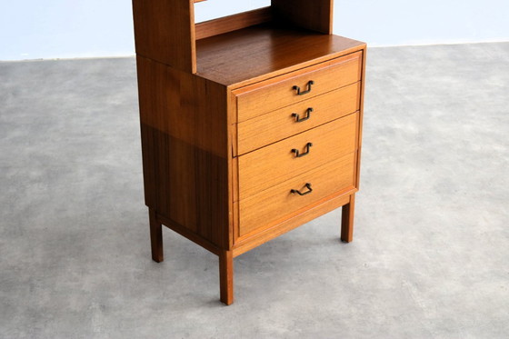 Image 1 of vintage boekenkast | wandkast | teak | Zweeds
